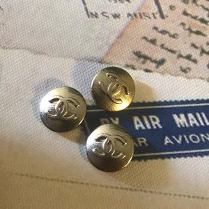 Authentic Chanel Buttons (3 ct)
